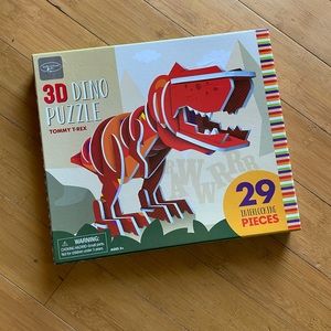 NWT Kathy Ireland Kids 3D Dino Puzzle Tommy T-Rex